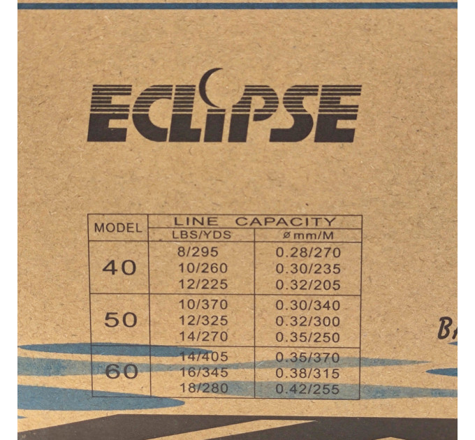 Катушка ECLIPSE J-3FR метал шпуля 4000 7+1bb бейтраннер
