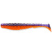 Силікон FishUp U-Shad 4" (8pcs.), #207 - Dark Violet/Orange (UV)