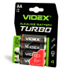 Батарейки VIDEX LR6/AA Turbo Alkaline