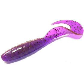Силикон FishUp Mighty Grub 3.5" (7шт) #016 - Lox Green & Black