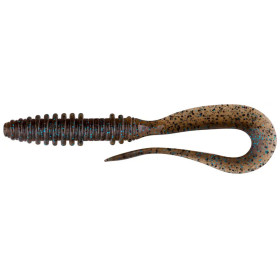 Силікон Keitech Mad Wag Mini 2.5" (12 шт/уп) к:207 green pumpkin pp. flk