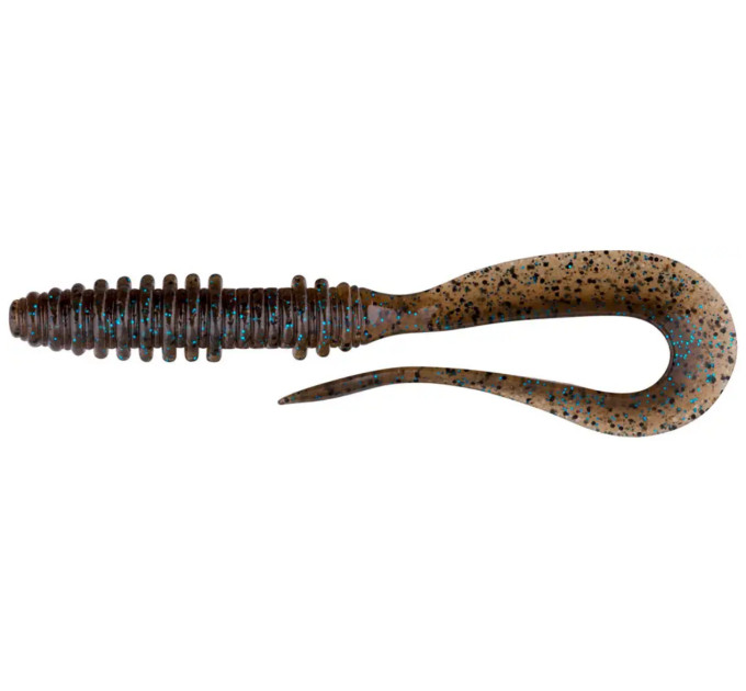 Силікон Keitech Mad Wag Mini 2.5" (12 шт/уп) к:207 green pumpkin pp. flk