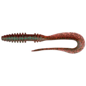 Силікон Keitech Mad Wag Mini 2.5" (12 шт/уп) к:302 plum green flk.