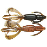 Силикон Keitech Crazy Flapper 2.4" (10 шт/уп) ц:438 green pumpkin fire