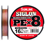 Шнур SUNLINE Siglon PE Х8 150m мультиколор #0.4/0.108mm 6lb/2.9kg