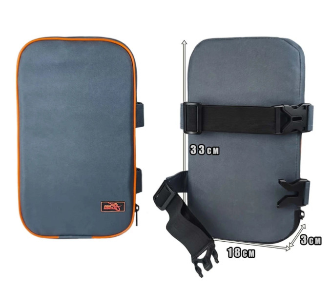 Зимние наколенники на змейке "Grey"