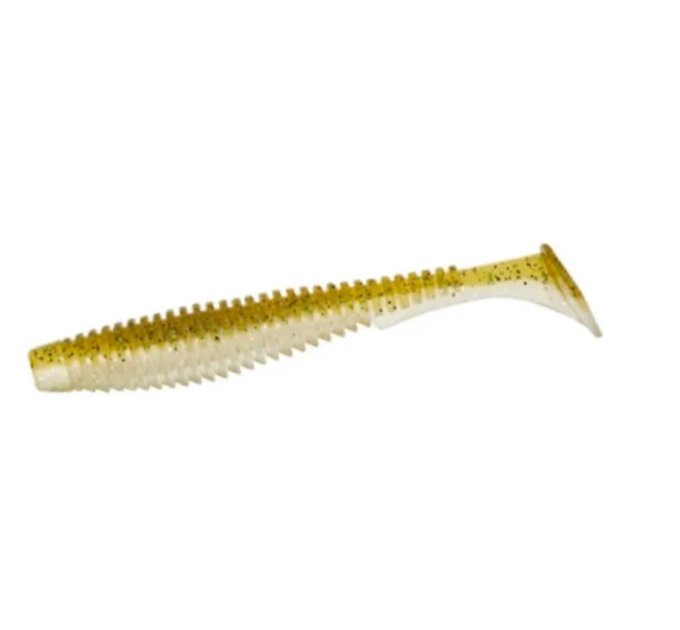 Силикон FishUp U-Shad 3.5" (8pcs.), #202 - Green Pumpkin/Pear