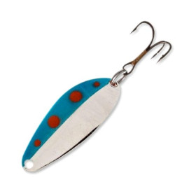 Блешня ACME Little Cleo Pattern 1/4 oz 7g 40mm #ODBN Orange Dot Blue Nickel