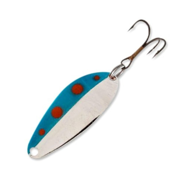 Блесна ACME Little Cleo Pattern 1/3 oz 9,5g 47mm #ODBN Orange Dot Blue Nickel