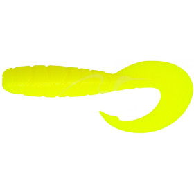 Силикон FishUp Mighty Grub 4.5" (4шт) #046 - Lemon