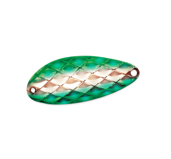 Блешня ACME Little Cleo Diamond 2/5 oz 11,5g 53mm #HGG Hammered Green Gold