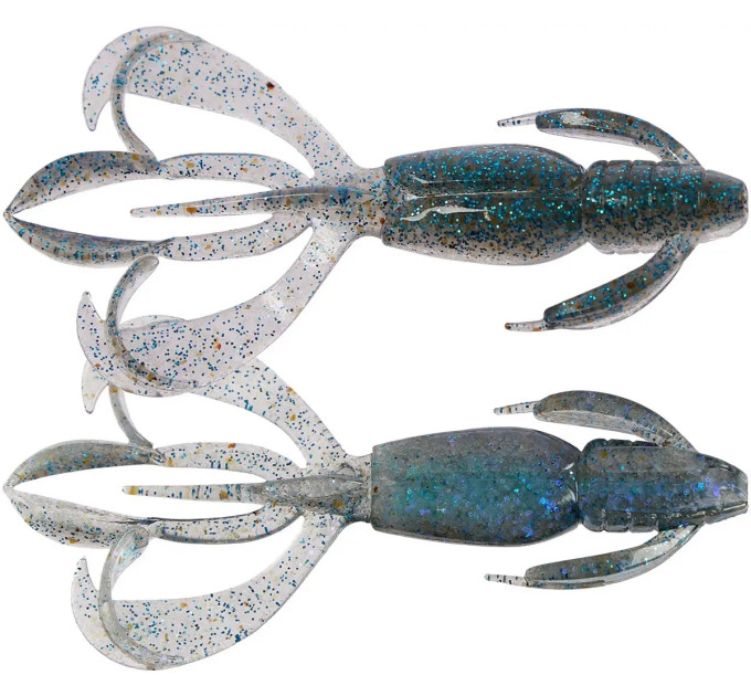 Силикон Keitech Crazy Flapper 2.4" (10 шт/уп) ц:ea#22 electric silver shi