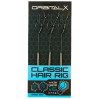 Поводок OrbitalX Classic Hair Rig Wide Gape #4 25lb 20cm (3шт/уп) к:camo
