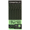 Повідець OrbitalX Method Hair Rig Wide Gape #10 20lb 10cm (5шт/уп) к:camo