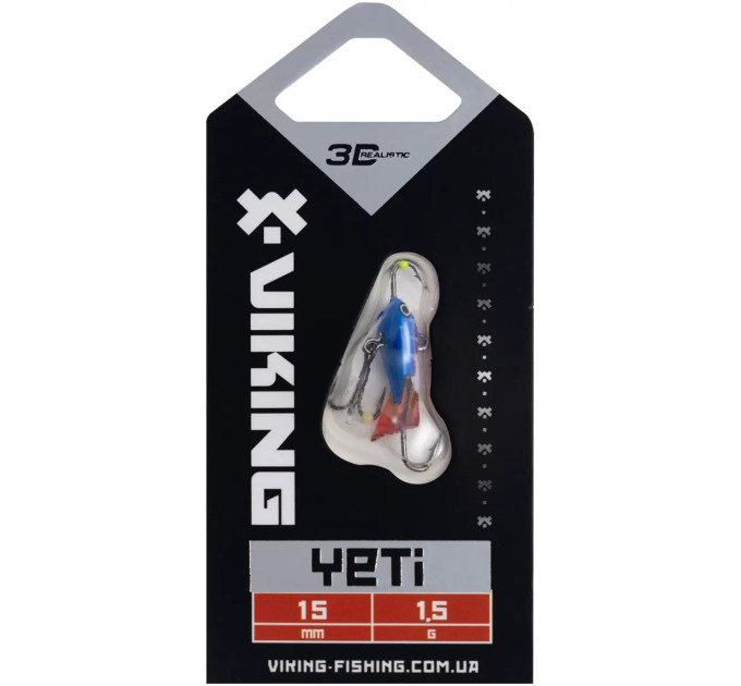 Балансир Viking Fishing Yeti Ice Jig 15mm 1.5g #09 Strange Perch