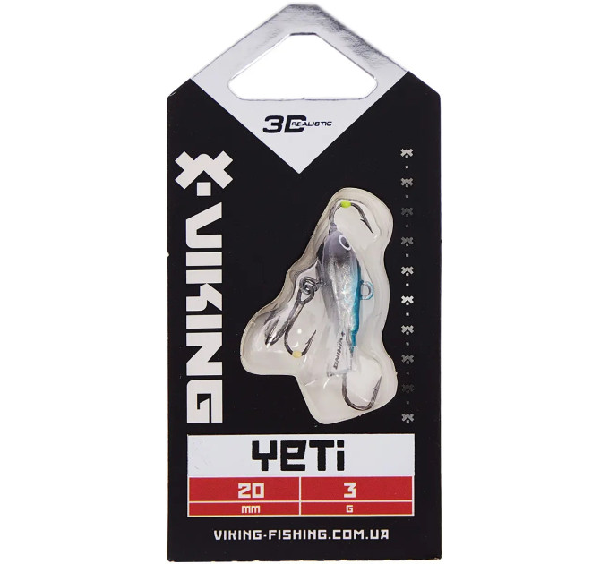 Балансир Viking Fishing Yeti Ice Jig 15mm 1.5g #14 Dark Mackerel