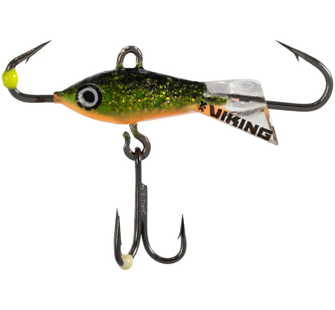 Балансир Viking Fishing Yeti Ice Jig 15mm 1.5g #18 Golden Green