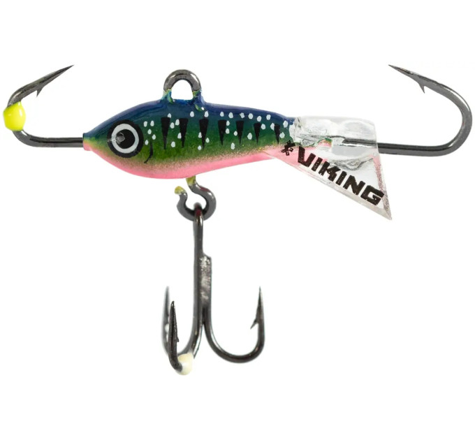 Балансир Viking Fishing Yeti Ice Jig 15mm 1.5g #22 Kingfisher Pink