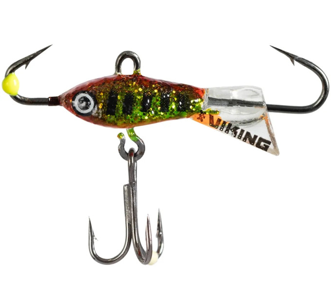 Балансир Viking Fishing Yeti Ice Jig 20mm 3.0g #17 Brown Perch