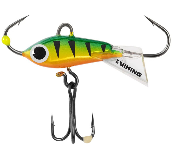 Балансир Viking Fishing Yeti Ice Jig 20mm 3.0g #28 Chrome Perch