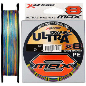 Шнур YGK X-Braid Ultra2 Max WX8 150m (5 colors) #0.8 6.8kg Шнур YGK X-Braid Ultra2 Max WX8 150m (5 colors) #0.8 6.8kg