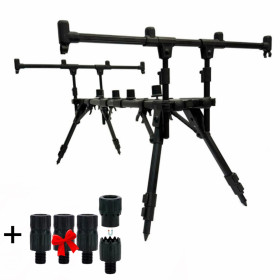 Подставка родпод Eclipse SBY2 Transformer Black, 4 удилища, буз-бар 75см