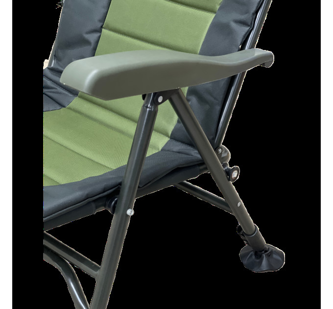 Крісло Eclipse Comfort XL 1010 складне коропове з підлокотниками та регулюванням нахилу