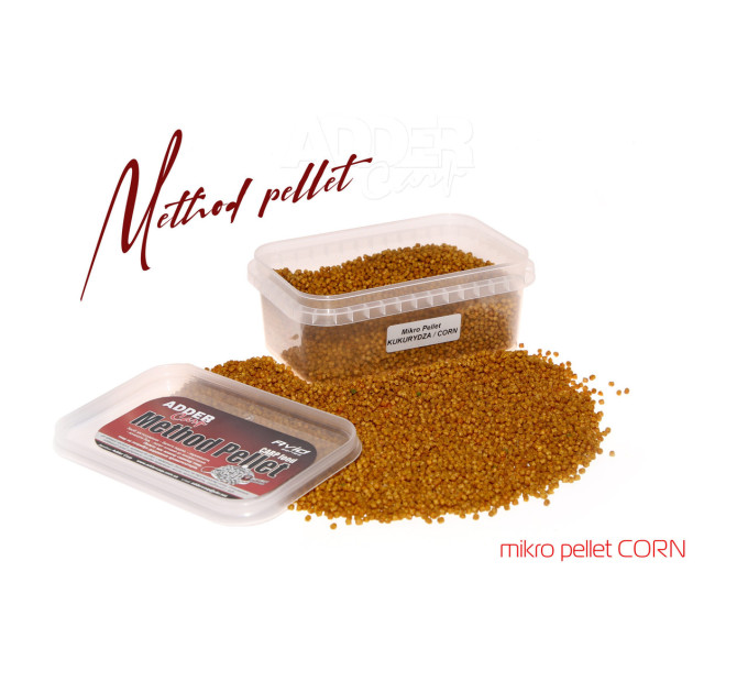 Пеллетс ADDER CARP Mikro Pellet 300 gr 2 mm Corn / Кукуруза