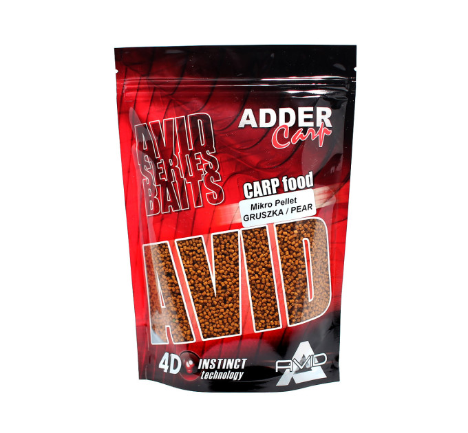 Пеллетс ADDER CARP Mikro Pellet 300 gr 2 mm Pear / Груша