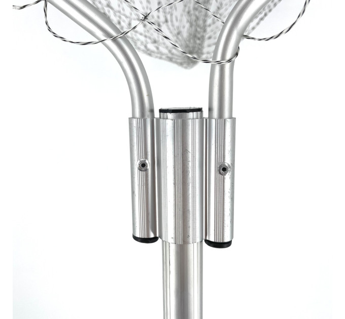 Підсак Breeze HY-280170-QP п'ятикутна цільна голова 80см, корд сітка, алюмінієва телескоп ручка 1,7м