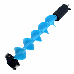 Льодобур Eclipse Ice, шнек під шуруповерт Blue, сферичні ножі Clear Ice, 130mm Льодобур Eclipse Ice, шнек під шуруповерт Blue, сферичні ножі Clear Ice, 130mm