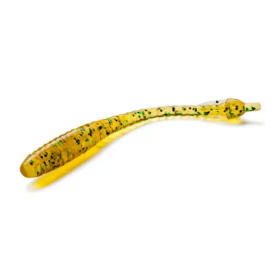 Силикон FishUp ARW Worm 2" (12pcs.), ##036 - Caramel/Green & Black