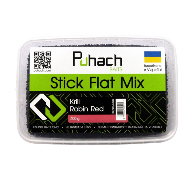 Puhach Baits Stick Flat Mix - Krill Robin Red