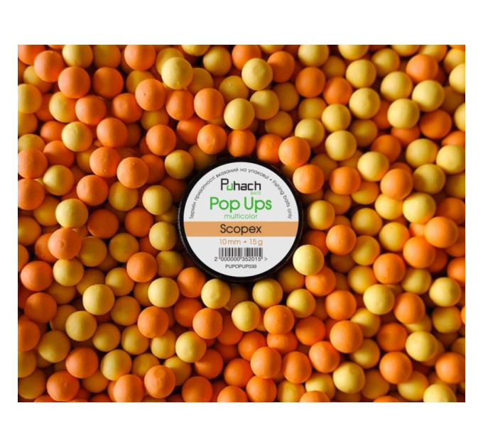 Puhach Baits Pop Ups 10 mm Multicolor - Scopex