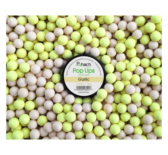 Puhach Baits Pop Ups 10 mm Multicolor - Garlic