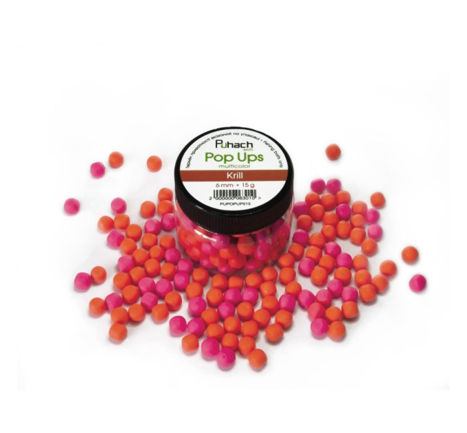 Puhach Baits Pop Ups 6 mm Multicolor - Krill