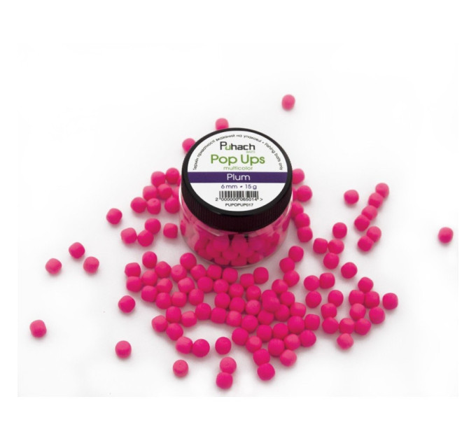 Puhach Baits Pop Ups 6 mm Multicolor - Plum