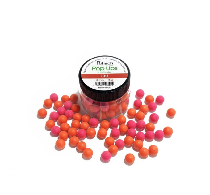 Puhach Baits Pop Ups 8 mm Multicolor - Krill