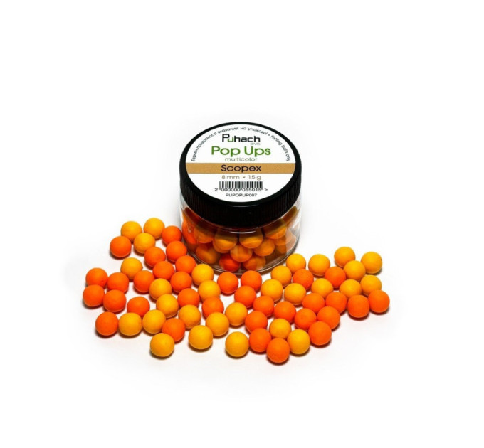 Puhach Baits Pop Ups 8 mm Multicolor - Scopex