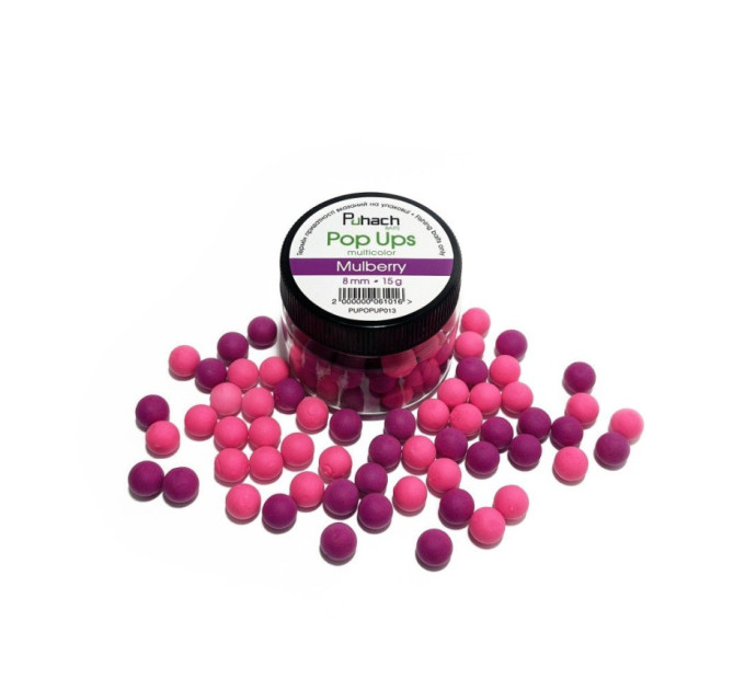 Puhach Baits Pop Ups 8 mm Multicolor - Mulberry