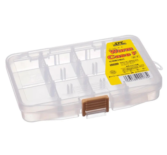 Коробка MEIHO Worm Case F（W-F) ц:прозрачный