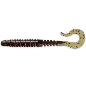 Силикон FishUp Vipo 2" (10pcs.), #050 - Green Pumpkin Brown/Red & Purple