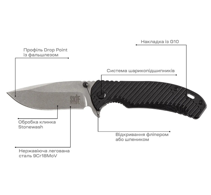 Ніж Skif Sturdy II SW Black