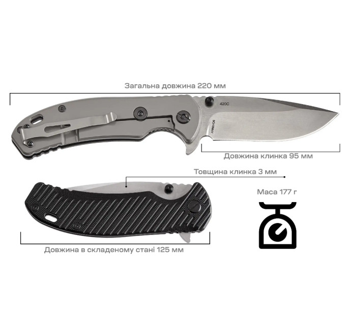 Ніж Skif Sturdy II SW Black