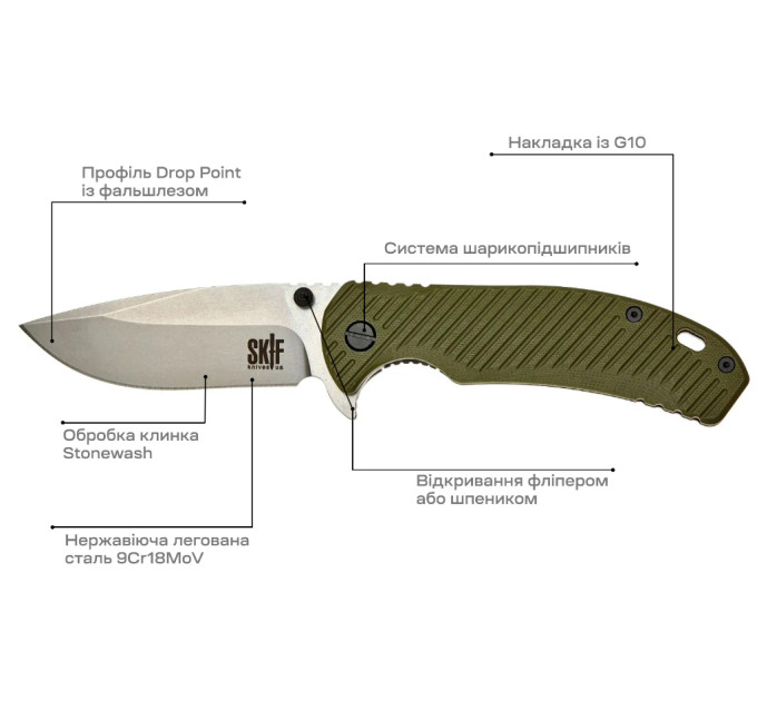 Ніж Skif Sturdy II SW Olive
