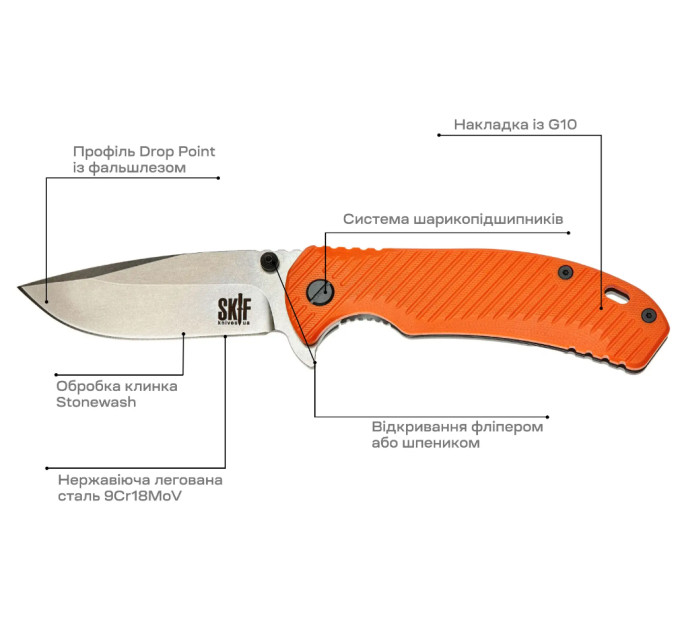 Нож Skif Sturdy II SW Orange