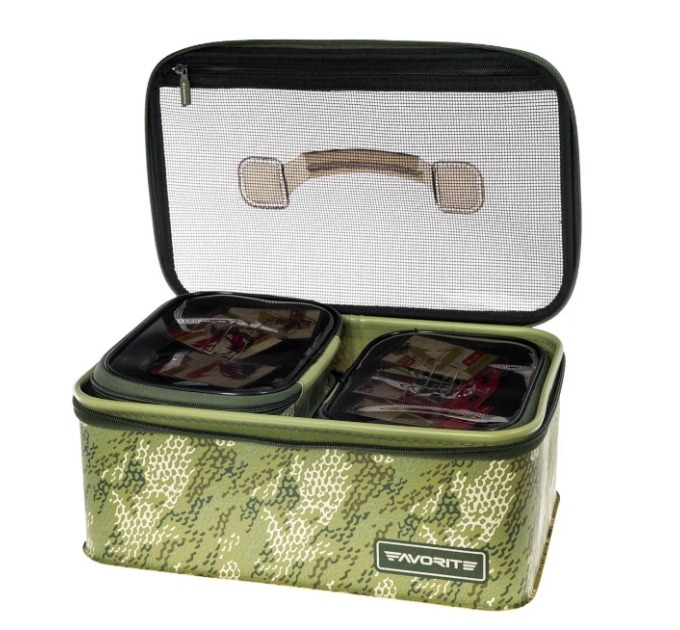Коробка Favorite Eva Tackle Box TCLB-L 335x205x130mm к:khaki