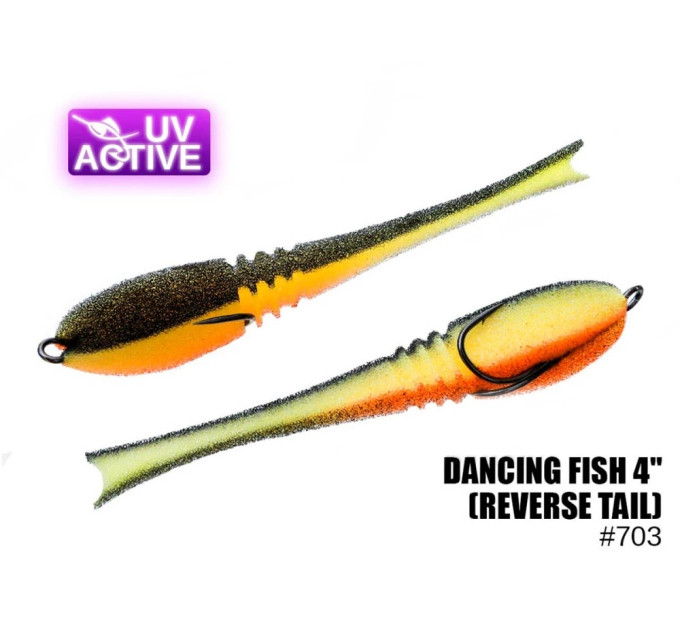 Поролонова рибка Проф Монтаж 703 Dancing Fish 4" к:03 (reverse tail)