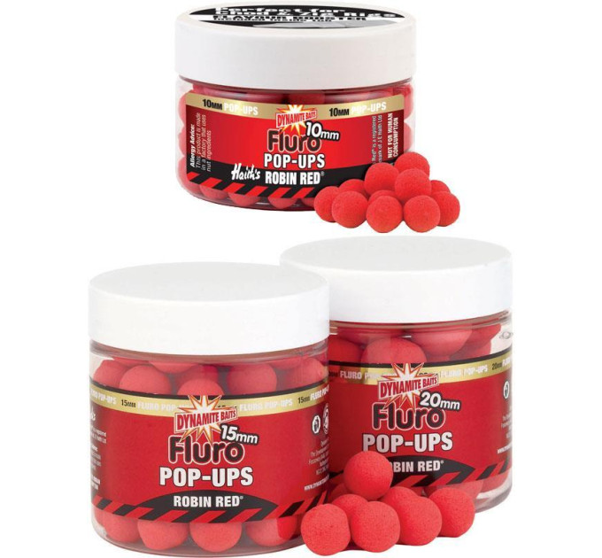 DYNAMITE Robin Red Fluro Pop-Ups 20mm