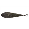 Грузило BRAIN Long Cast текстурное покрытие "Camo Black" 70g